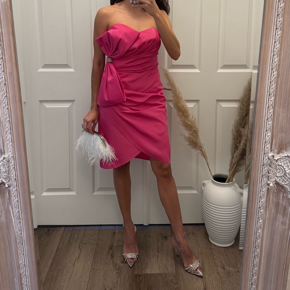 Vintage 1980'S Climax for David Howard Cocktail Dress by Karen Okada Size 7/8 - Picture 2 of 12